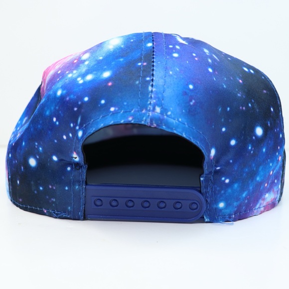 Vintage Fortnite Galaxy Print Ball Cap Hat One Size Adjustable Snapback Rare - Picture 5 of 11